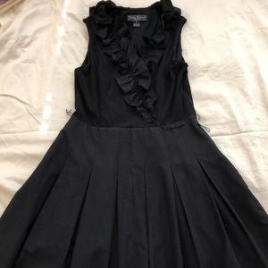 Black Ruffle Party Dress